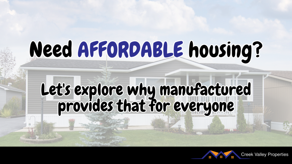 Affordable Housing With Trailer Homes