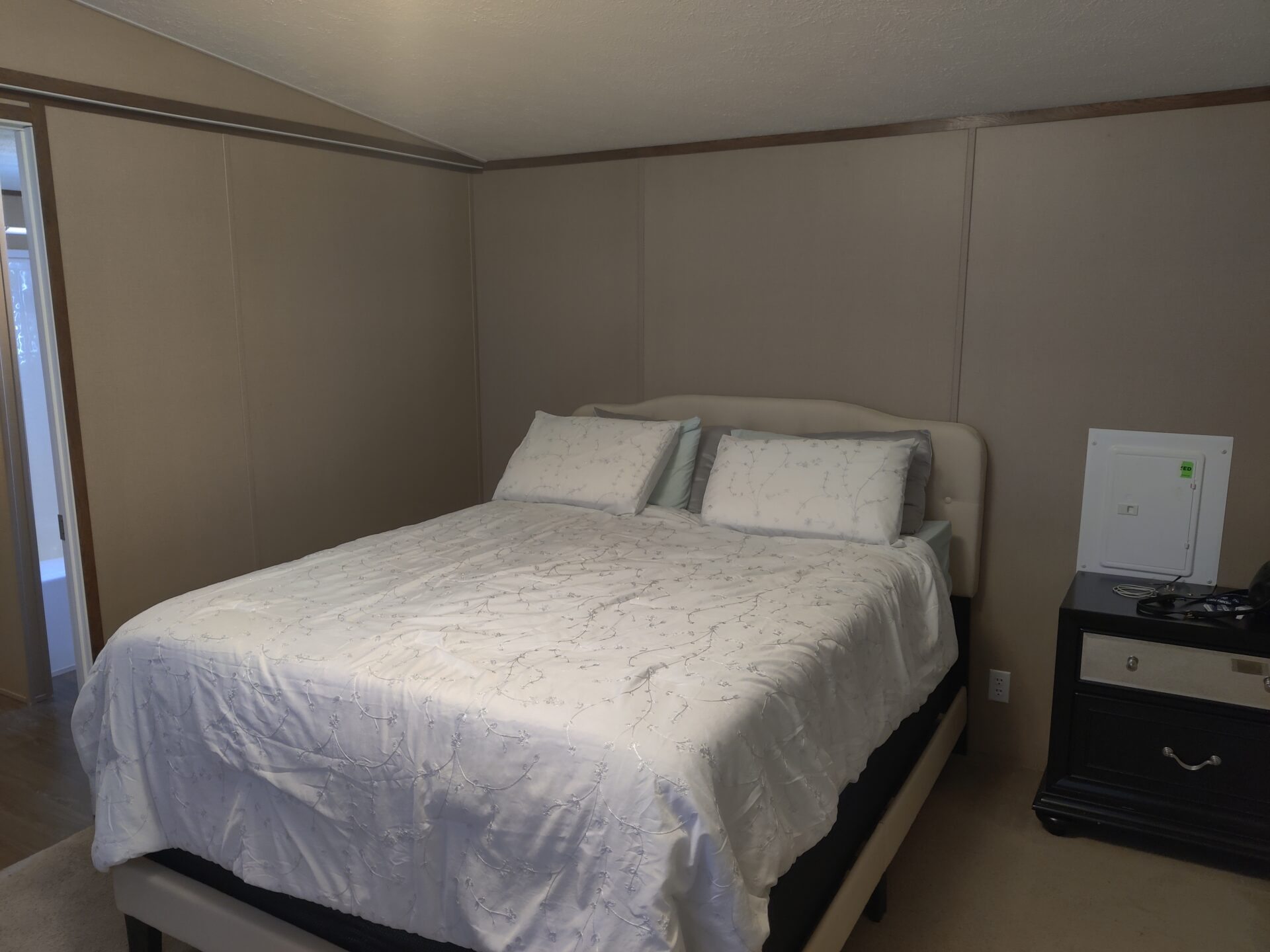 Second bedroom of single wide manufactured home for sale in River's Edge, Clinton Township | Buy a Michigan mobile home